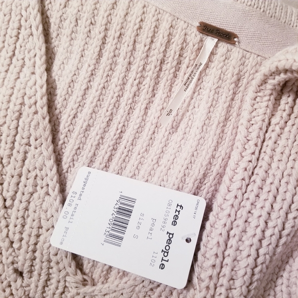 Free People Slouchy Pull Over Sweater Size Small - Picture 4 of 8